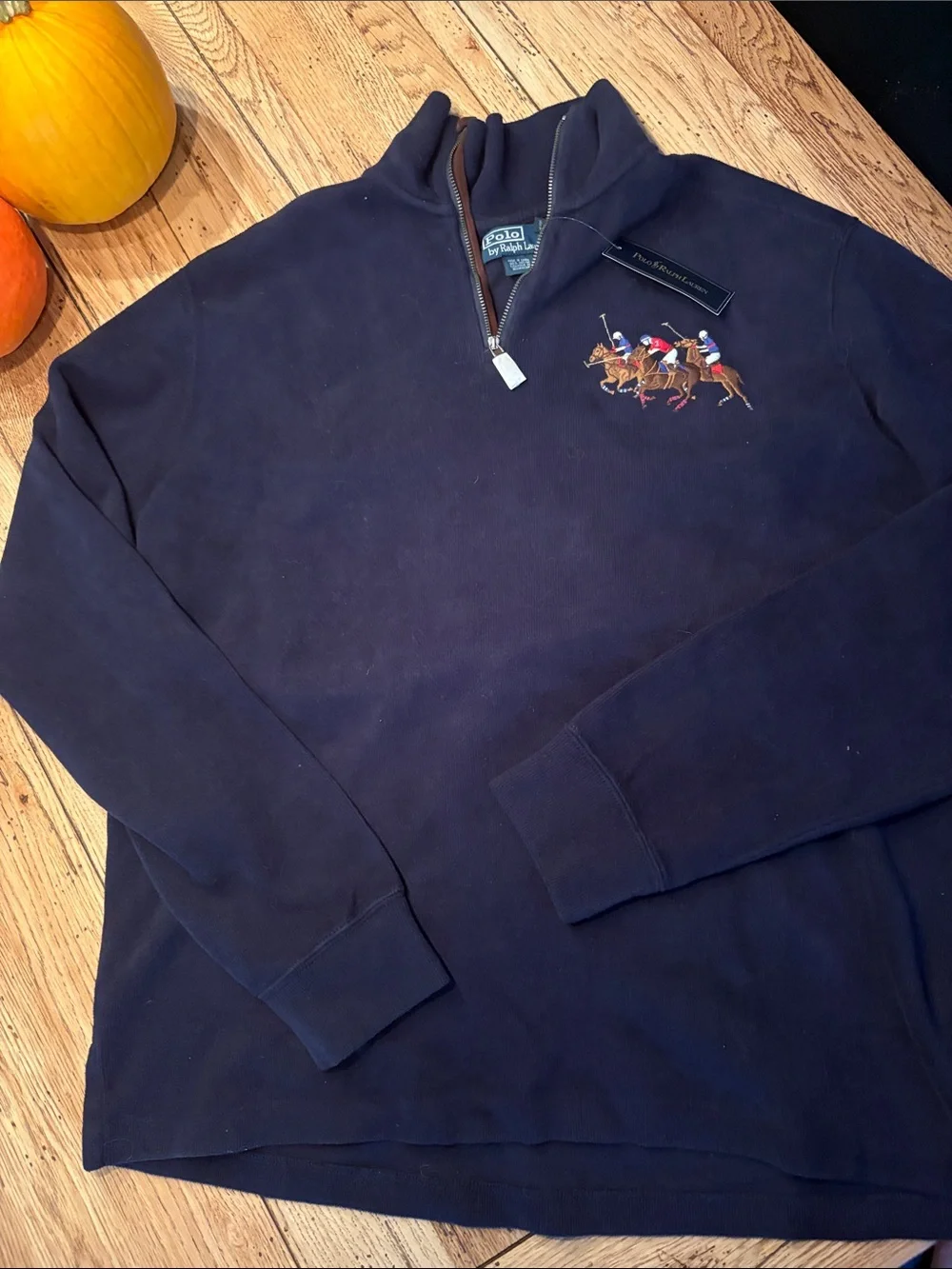 NWT Polo Ralph Lauren. Quarter Zip. Large